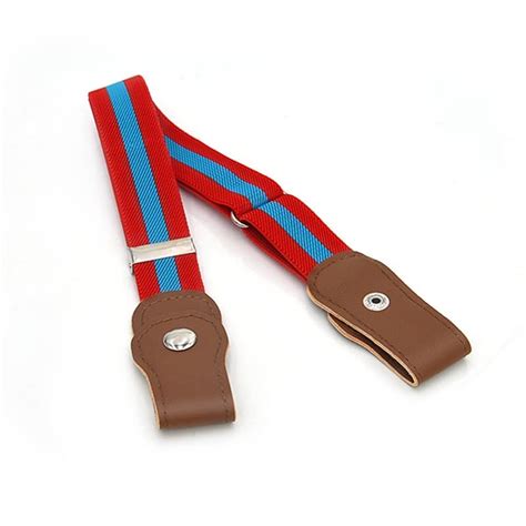 Elastische Riem Rood zonder gesp 